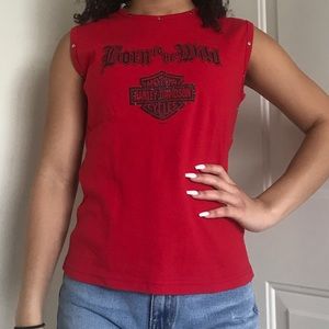 Harley Davidson Sleeveless Top
